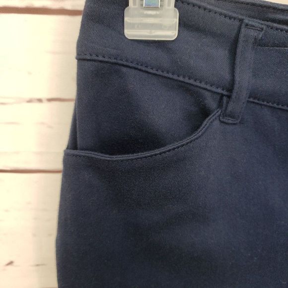 Chico's Women's Navy Blue Perfect Stretch Slim Leg Ankle 570255765 Pants 0 4 - Picture 10 of 13
